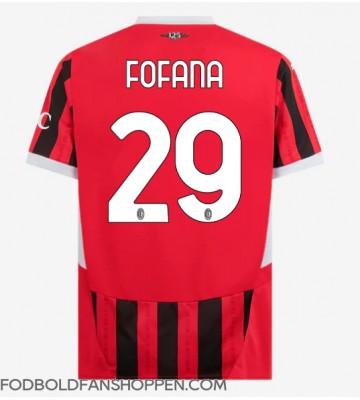 AC Milan Youssouf Fofana #29 Hjemmebanetrøje 2024-25 Kortærmet